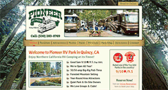 Desktop Screenshot of pioneerrvpark.com